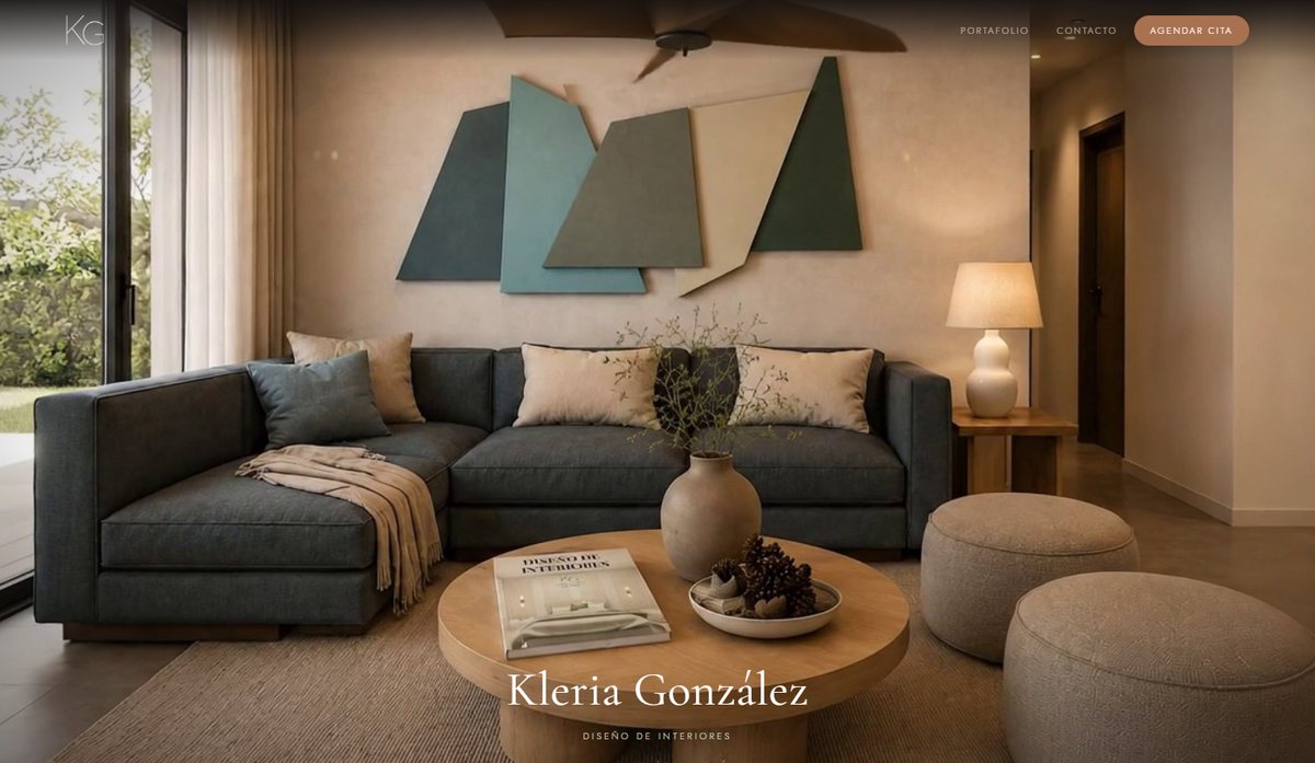 Portafolio web de Kleria González